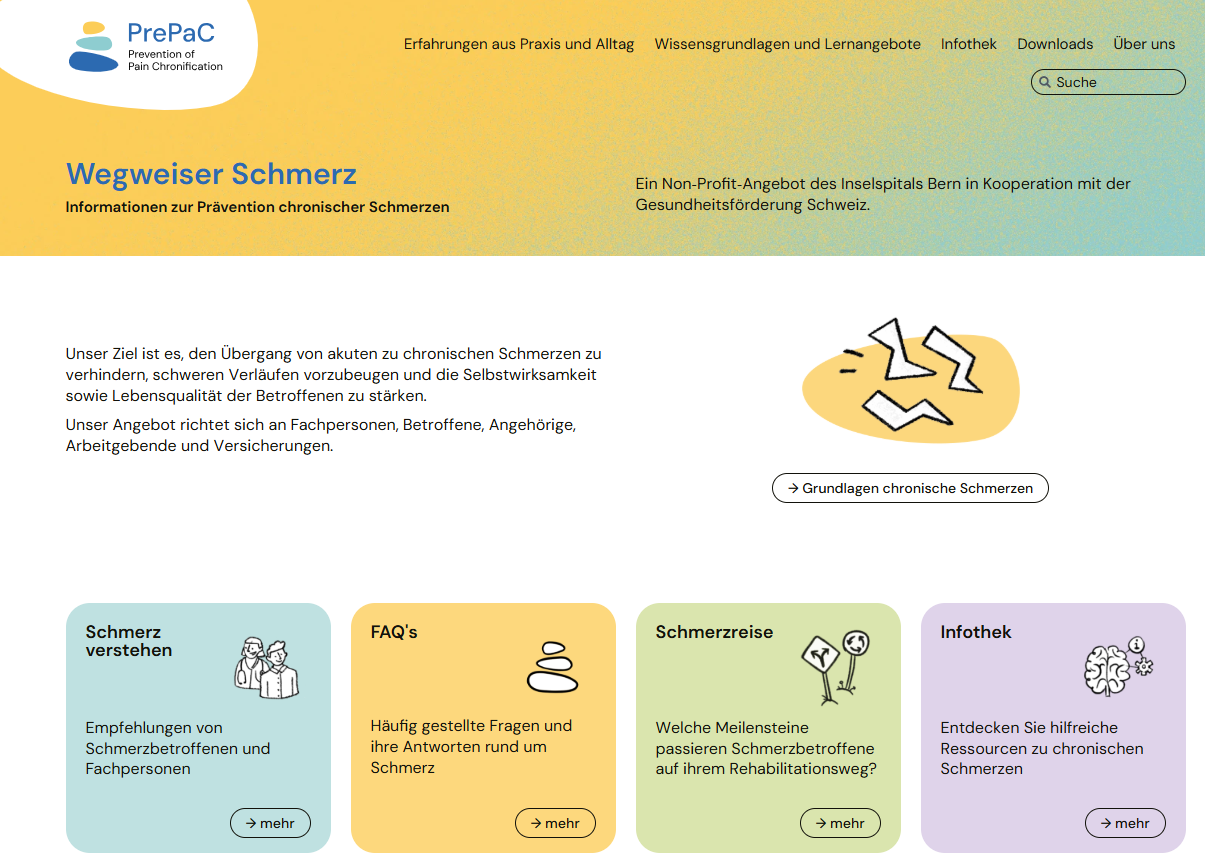 PrePaC - Prevention of Pain Chronification - Schmerzzentrum
